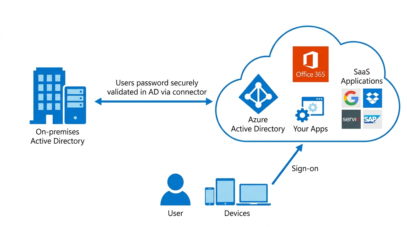 Pass-through Authentication Architecture